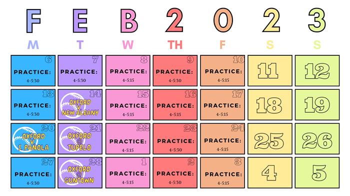 Feb Calendar